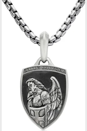David Yurman Pendentif St. Michael en sterling (26 mm)