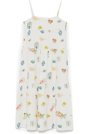 Le pandorine Robe imprimée à volants