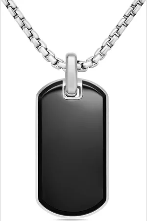 David Yurman étiquette Chevron en sterling (35 mm)