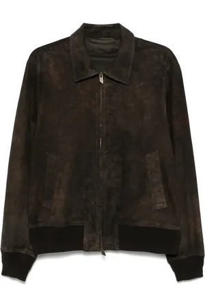 SALVATORE SANTORO Veste bomber en daim