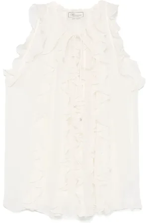BLUMARINE Débardeur à volants