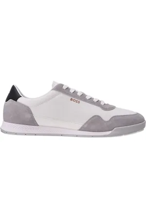 HUGO BOSS Baskets de sport à empiècements en daim