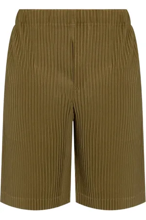 Issey Miyake Short à effet plissé