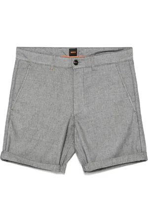 HUGO BOSS Short chino à effet chiné