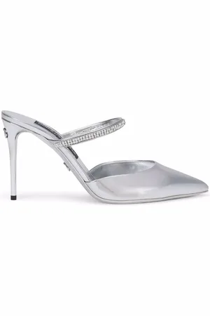 Dolce & Gabbana Mules ornées de cristal à bout pointu