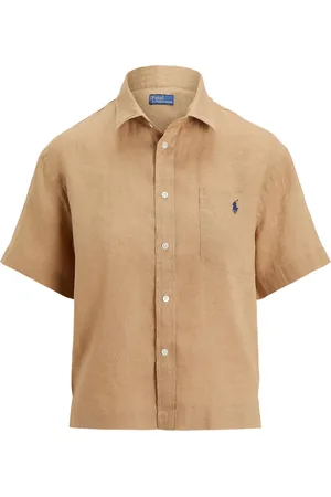 Ralph Lauren Chemise en lin à manches courtes