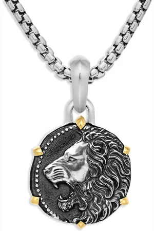 David Yurman Pendentif Leo en or 18ct et sterling (33 mm)