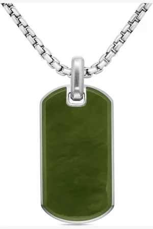 David Yurman étiquette Chevron en sterling (35 mm)