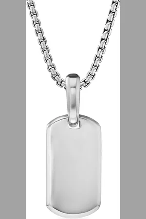 David Yurman étiquette Chevron en sterling (21 mm)