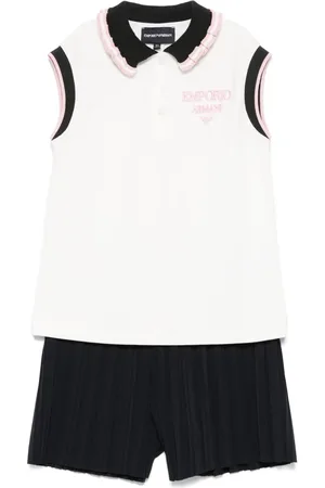 Emporio Armani Short à logo brodé