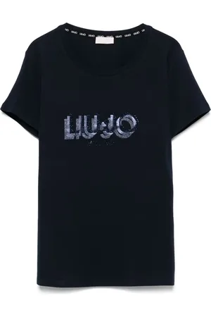 Liu Jo T-shirt à logo orné de cristal