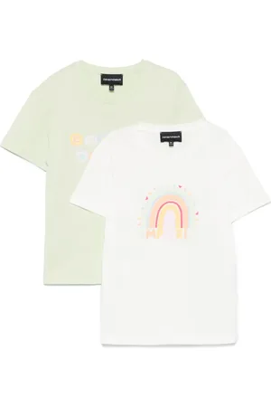 Emporio Armani Lot de deux t-shirts imprimés
