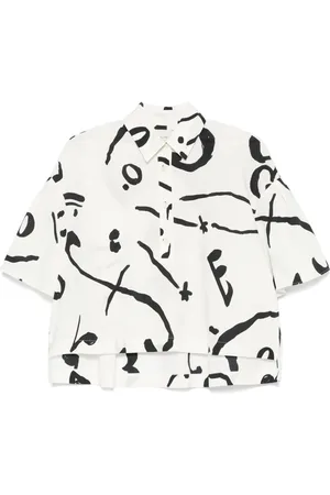 ALYSI Chemise imprimée à détail noué