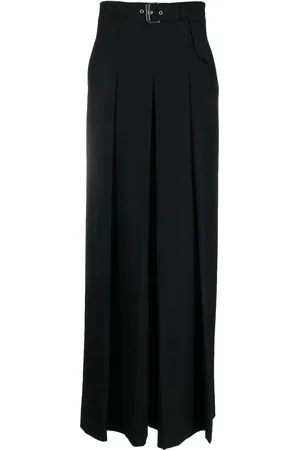Alberta Ferretti Pantalon ample à taille ceinturée