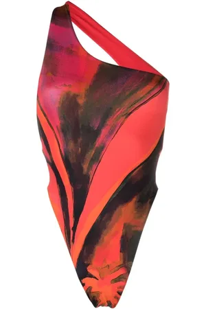 Louisa Ballou Maillot de bain à imprimé Plunge Queen