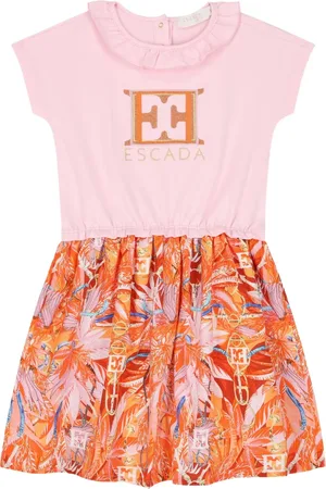 Escada Robe à logo brodé