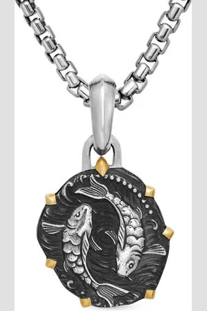 David Yurman Pendentif Pisces en or 18ct et sterling (33 mm)