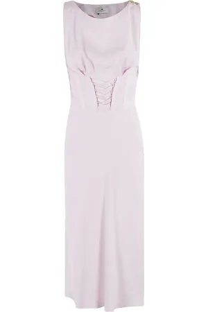 Elisabetta Franchi Robe-corset à coupe mi-longue
