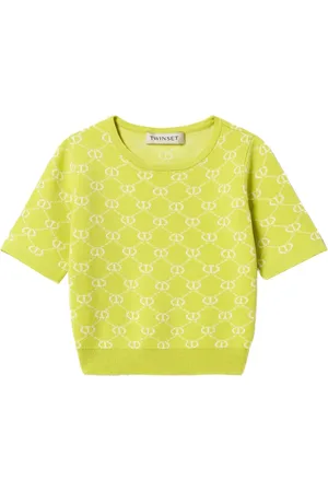 Twin-Set Polo à monogramme en jacquard