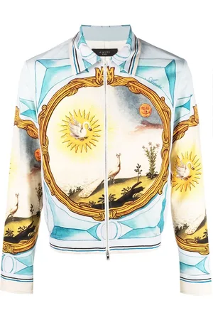 AMIRI Veste teddy Landscape Frame
