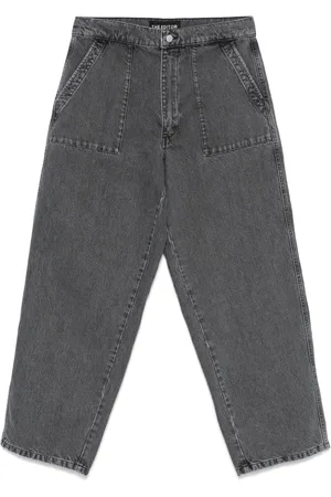 THE EDITOR Jean skinny à effet délavé