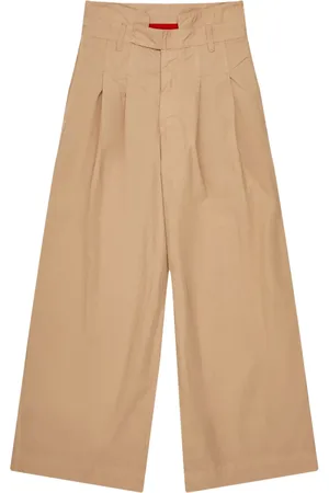 ECKHAUS LATTA Pantalon ample à design plissé