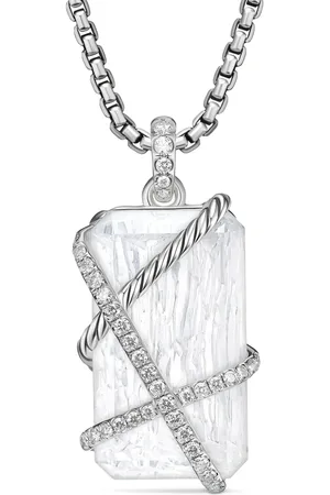 David Yurman Bracelet Cable Loop en argent sterling serti de diamants