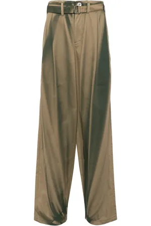 JiyongKim Pantalon en coton à coupe ample