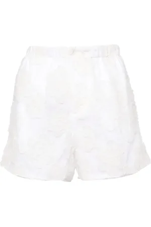 Nº21 Short à fleurs brodées