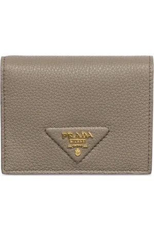 Prada Petit portefeuille à plaque logo