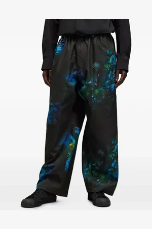 Y-3 Pantalon de jogging à imprimé abstrait