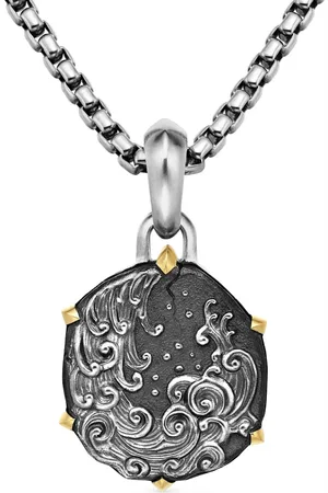 David Yurman Pendentif Aquarius en or 18ct et sterling (33 mm)