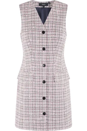 THEORY Robe en tweed à coupe courte