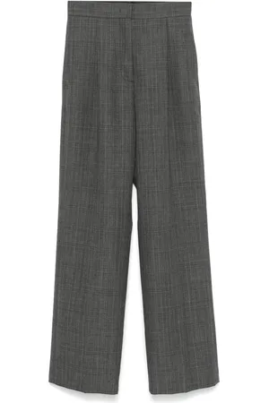 Msgm Pantalon palazzo à taille haute