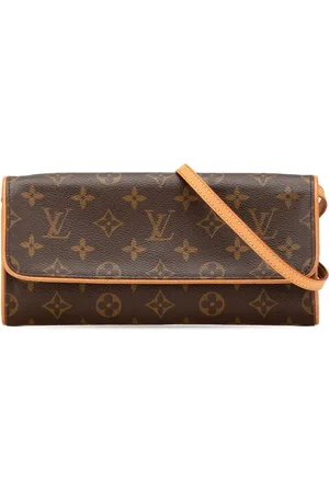 LOUIS VUITTON 2001 Monogram Pochette Twin GM crossbody bag