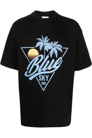 BLUE SKY INN T-shirt en coton à logo imprimé