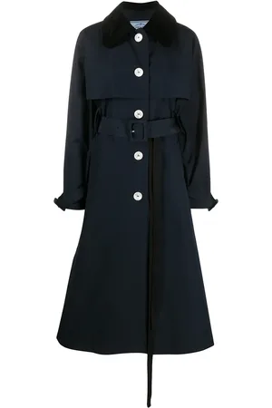 Prada Trench à taille ceinturée