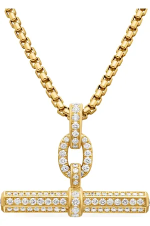David Yurman Pendentif Lexington en 18ct pavé de diamants