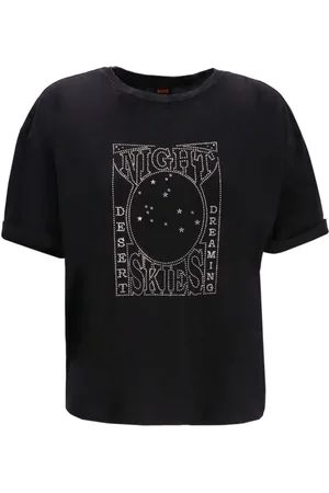HUGO BOSS T-shirt à logo strassé