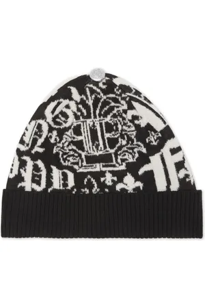 Philipp Plein Bonnet à logo en jacquard