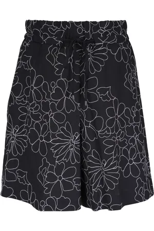 Bogner Short à fleurs brodées
