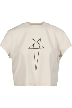 Rick Owens T-shirt à coupe crop