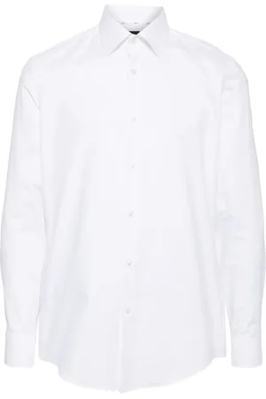 HUGO BOSS Chemise en popeline à col pointu