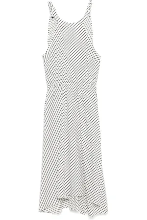 Liu Jo Robe mi-longue en popeline à rayures