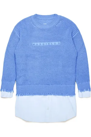 Maison Margiela Robe-pull en laine mélangée