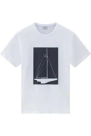 Woolrich T-shirt à imprimé bateau