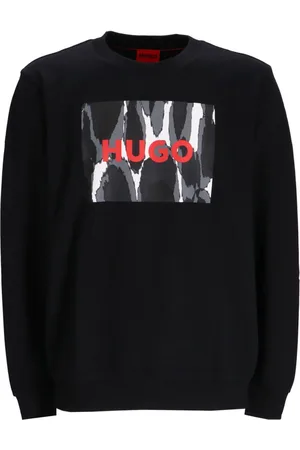 HUGO BOSS Sweat en coton à logo imprimé