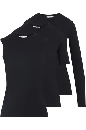 Jil Sander Lot de trois t-shirts en coton