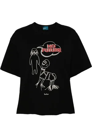 Kolor T-shirt en coton à imprimé graphique