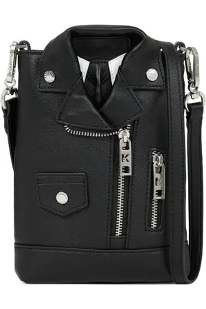 Karl Lagerfeld Mini sac à bandoulière en cuir
